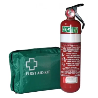 Kit vehicular - extintor, botiquín